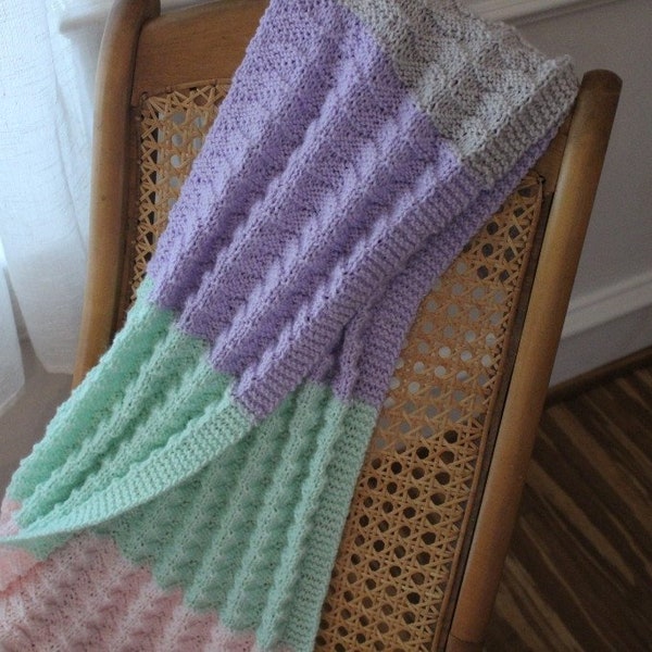 Knitting Pattern for Baby Blanket, Baby Blanket Knitting Pattern, Knit Pattern for Stroller Blanket, Lightweight Car Seat Blanket Pattern