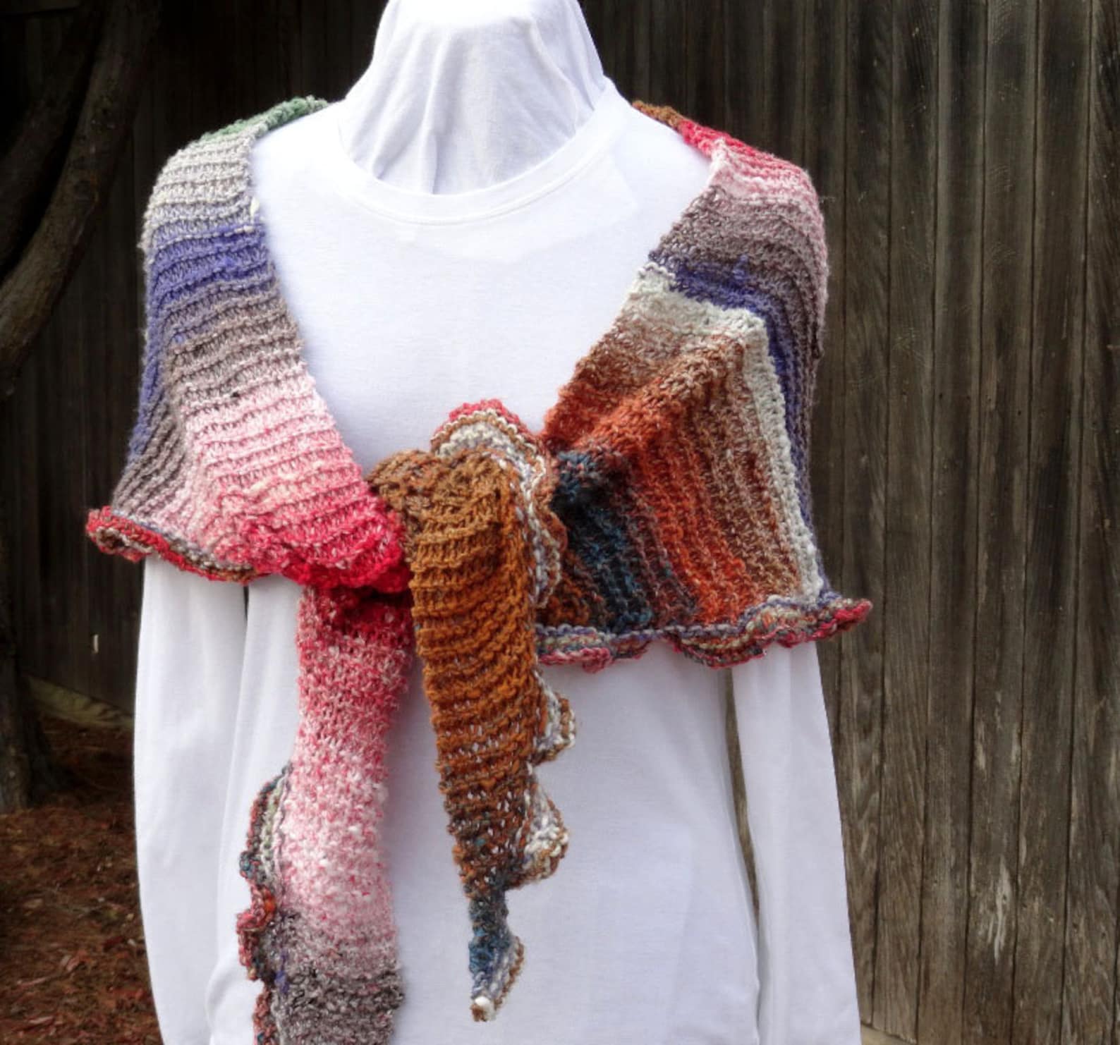 Easy to Knit Shawl Pattern, Free Knitting Pattern, Patterns for Prayer