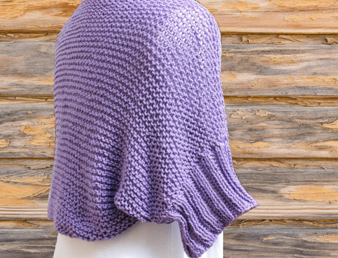 Knit Shrug Pattern Cotton Knitted Shrug With Ribbed Sleeves Easy to