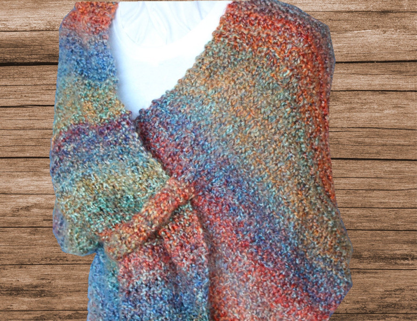 Knitting Pattern for Shawl, Easy to Knit Prayer Shawl Pattern, Nursing Shawl Pattern, Knit Wrap