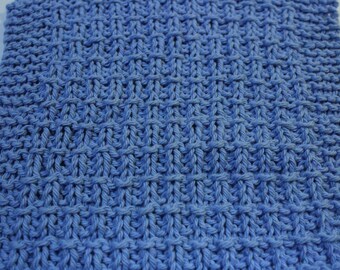 Knit Pattern for Dishcloth, Easy to Knit Dishcloth Patterns, Textured Knit Dishcloth, Easy to Knit Gift