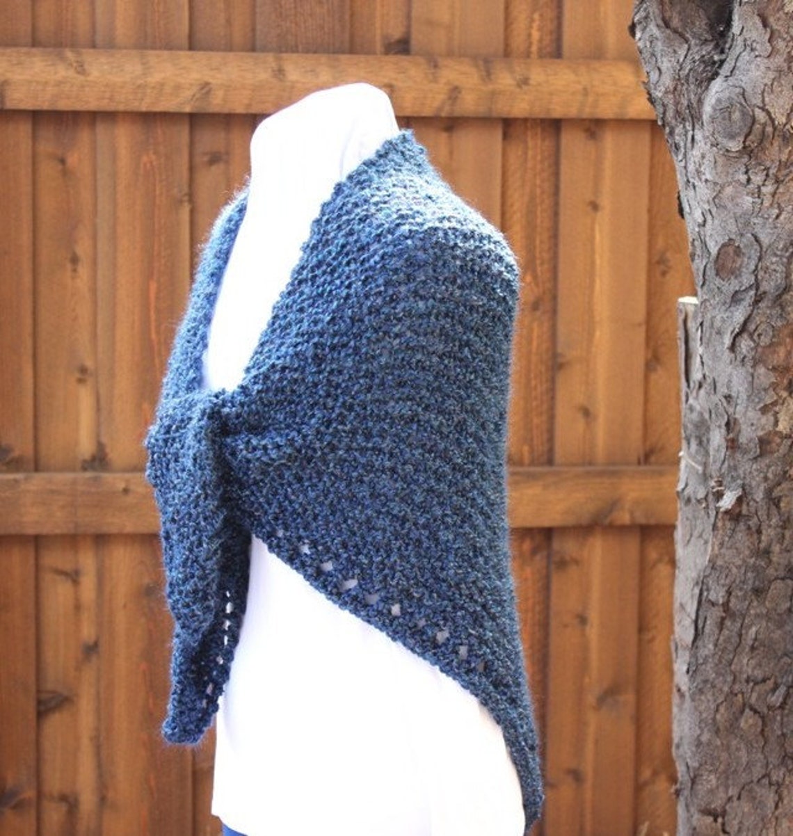 beginner knit prayer shawl