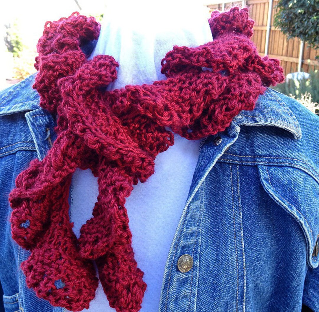 spiral scarf yarn