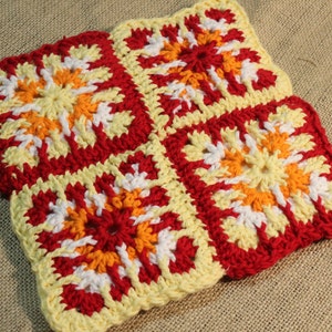 Crochet Patterns for Potholders, Crochet Potholder Pattern, Double Sided Potholder Pattern, Housewarming Gift to Crochet