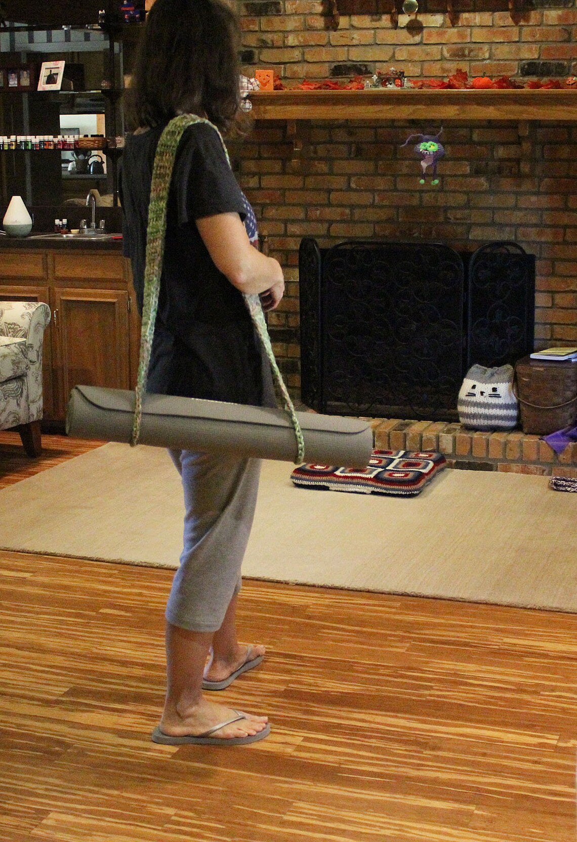 Crochet Pattern for Yoga Strap Yoga Mat Carrier Pattern Etsy