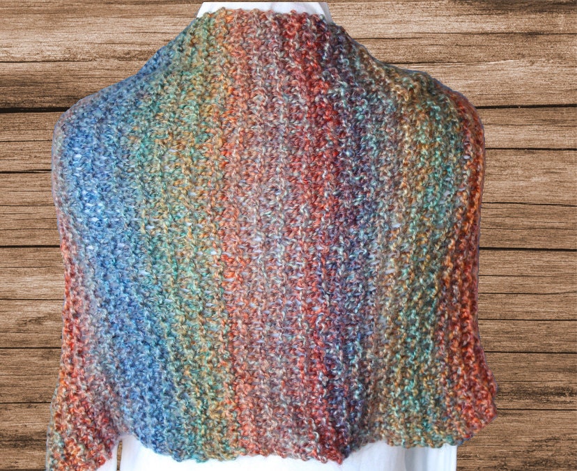 Knitting Pattern for Shawl Easy to Knit Prayer Shawl Pattern Etsy