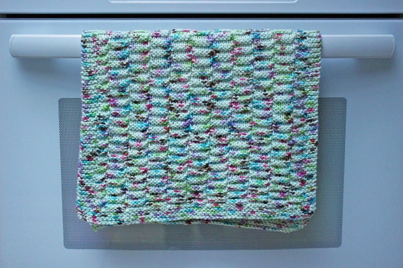 Knitting Pattern for Kitchen Dish Towel, Patterns for Kitchen Towels
