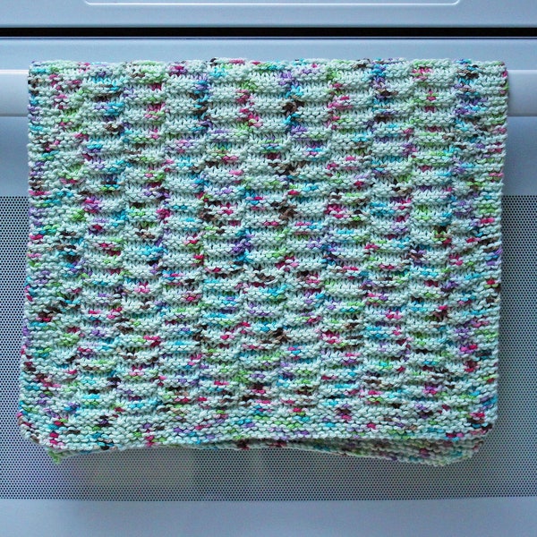 Knitting Pattern for Kitchen Dish Towel, Patterns for Kitchen Towels, Easy to Knit Towel Pattern, Gift to Knit, Knitted Towel Pattern