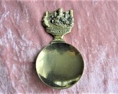 ANTIQUE Tea Caddy Spoon,Antique Brass Tea Caddy Spoon, Loose Leaf Tea Serving Spoon, English Tea Caddy Spoon, Warwick Castle Tea Caddy Spoon