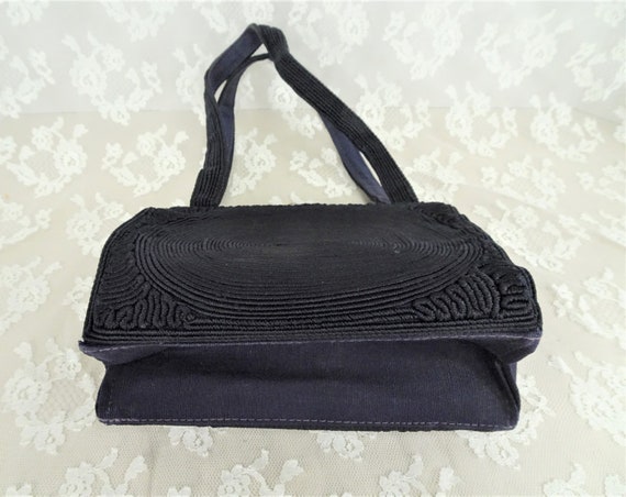 FABULOUS Corde Purse, Art Deco Hand Bag, Vintage … - image 5