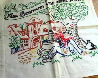 VINTAGE 30er Jahre Kissenbezug,Kissenbezug,Kissenbezüge,Märchenfigur,Kissenbezug,Kissenbezug,Kissenbezug,Kissenbezug,Kissenbezug,