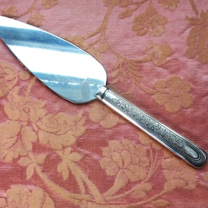LOVELY Art Deco Silver Pastry Pie Cake Server,Vintage Silverware,Vintage Flatware,Fine Dining,Silver Pastry Servers
