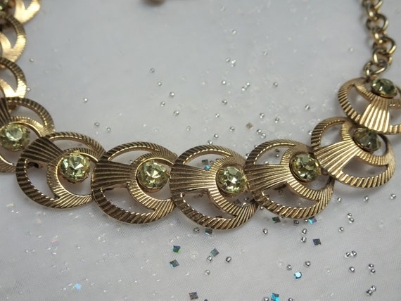 FABULOUS ART DECO Necklace,Striking Design,Textur… - image 2