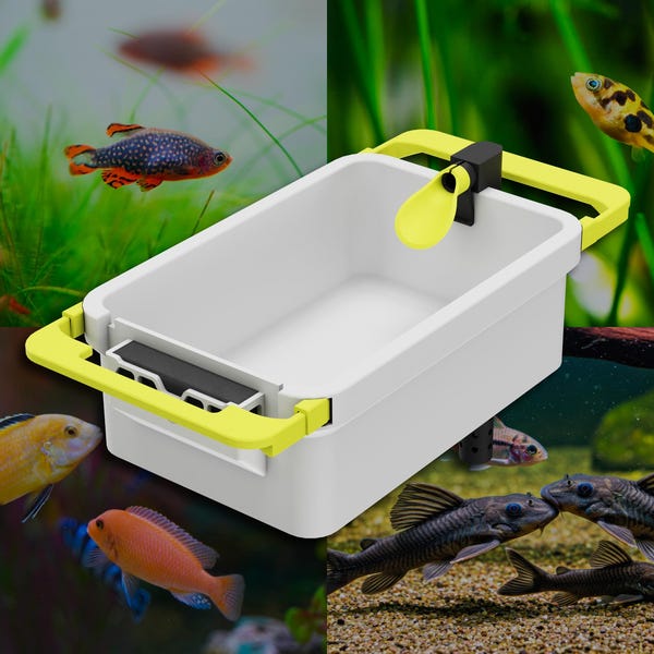 Air-Powered Fry Incubation Tray | Hang-On Aquarium System for Fish Hatching Grow-Out