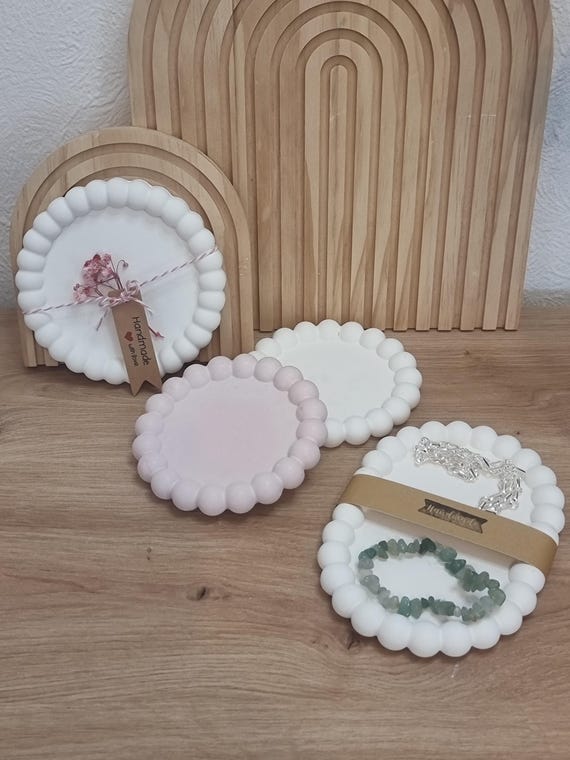 Bubble tray | Decorative tray in various sizes made from Keraflott | Jewelry tray | Gift idea | Birthday present | Decorative bowl