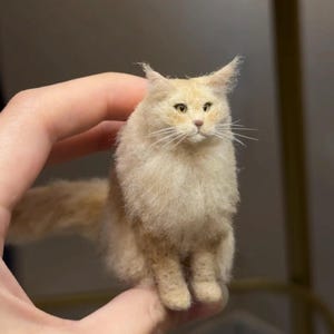Custom Sculpture | Felt Pets | Felt Wool Animals | Memorial Gifts | Munchkin Cat | Pet Replicas | Pet Memorial Gifts | Christmas Gifts