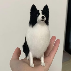 Custom Needle Felted Dog Sculpture ,Needle Felted Pet Replica, Personalized 3D Dog Portrait, Miniature Pet Memorial,Gift for Mum