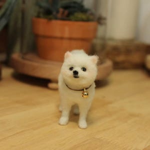 Custom Needle Felted Dog Replica, Handmade Wool Felt Dog Sculpture, Personalized 3D Dog Portrait, Dog Loss Memorial Gift,  gifts for friends