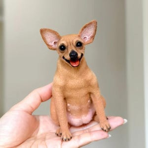Custom Needle Felted Dog|Custom Needle Felted Dog Memorial Sculpture|Dog Memorial Gifts|Pet Replica Puppy|Dog Loss Gift