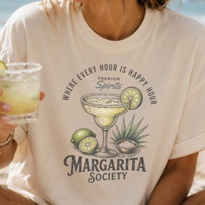 Margarita PNG Summer Vacation Shirt Design Beach Party Graphic Digital Download Tequila Lover Sublimation Tropical Cocktail