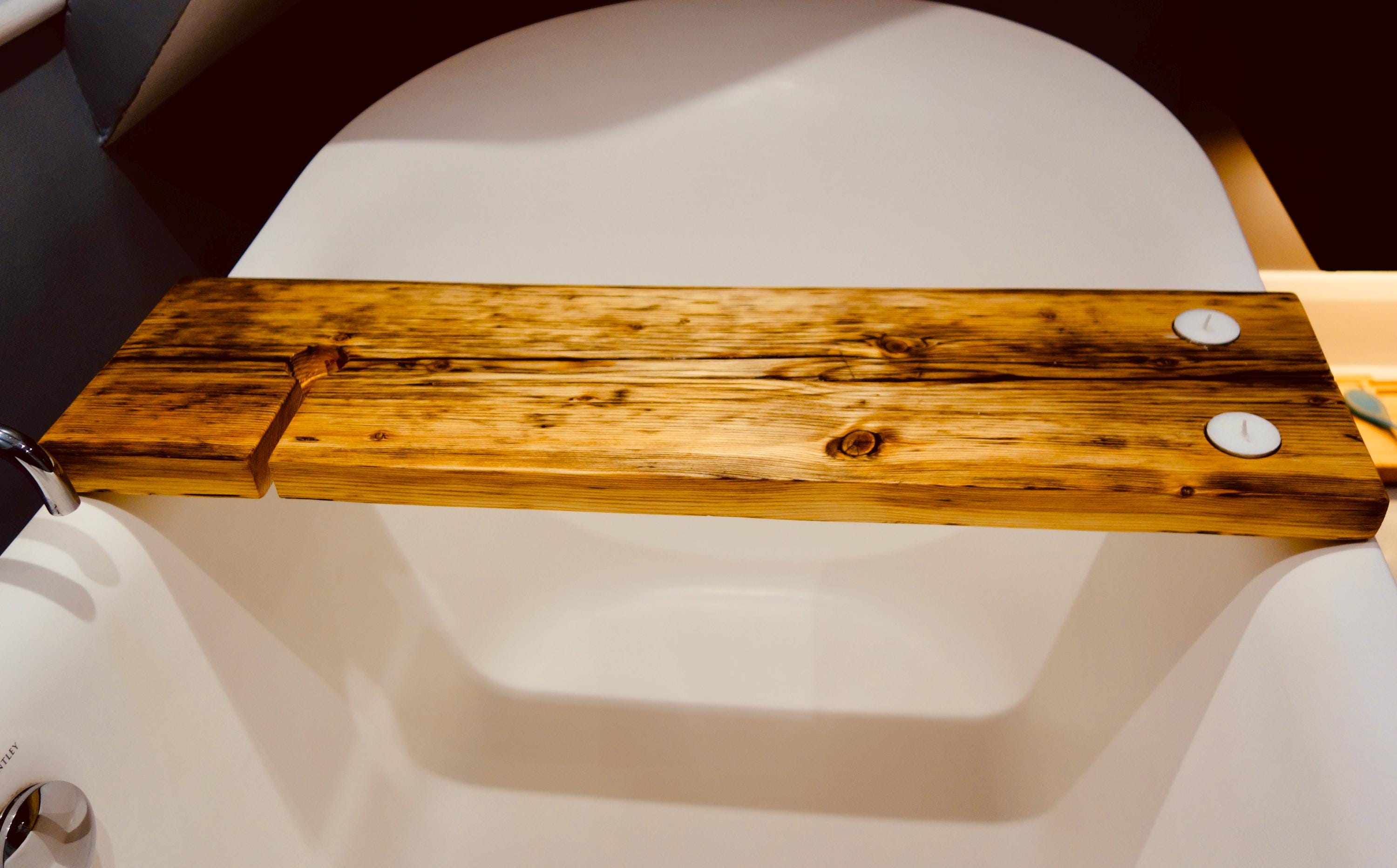 Rustic Wood Bath Caddy Etsy — free download