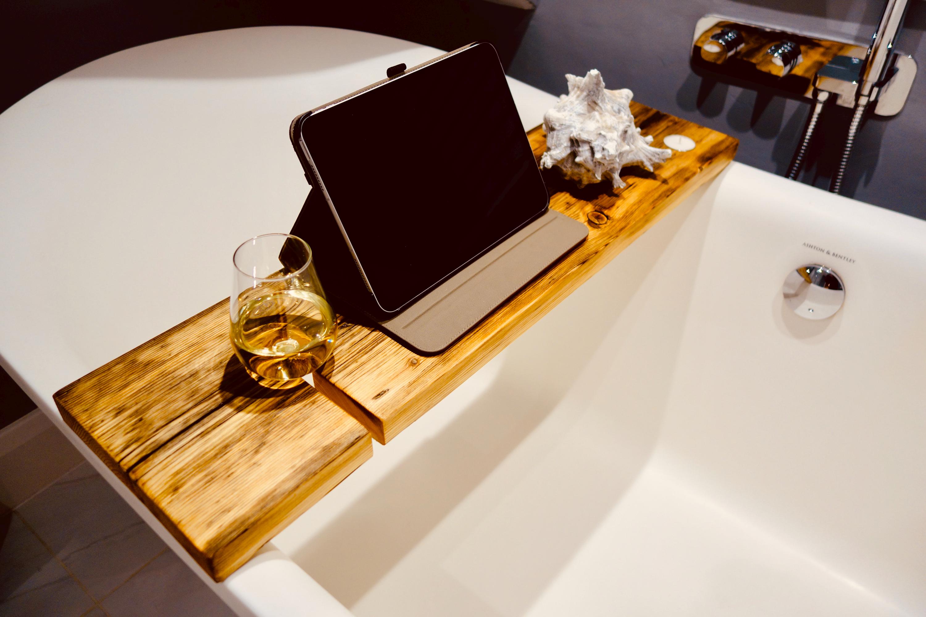 Rustic Wood Bath Caddy Etsy — free download