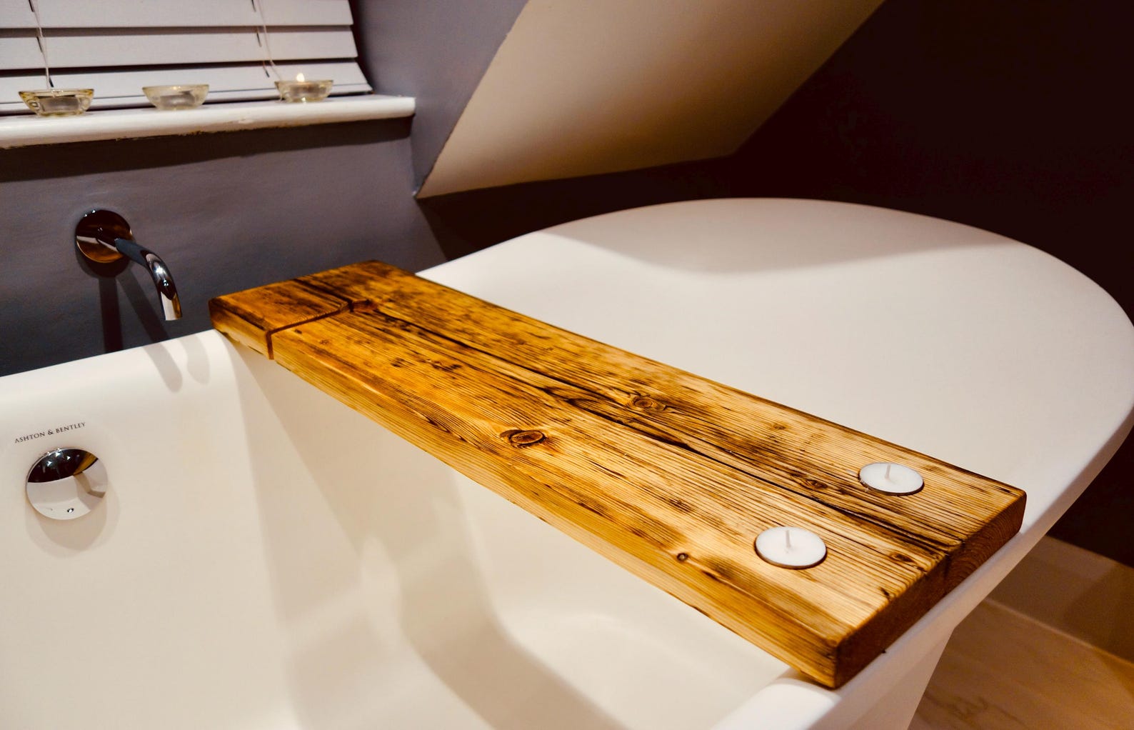 Rustic Wood Bath Caddy Etsy — free download