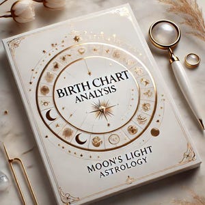Geburtshorbuch, Astrologie Lesung | Personalisierte Geburtshorographie | Lebensweg, Stärken & Persönlichkeitsmerkmale | PDF Report in 24H - Sternzeichen