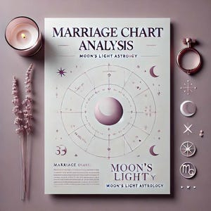 結婚占星術リーディング • 将来の配偶者予測 | いつ結婚しますか? 愛の相性レポート ⎯ パーソナライズされた PDF、24 時間配信