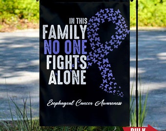 Esophageal Cancer Awareness Garden Flag/Esophageal Cancer Garden Flag/Stomach Cancer Awareness/Periwinkle Ribbon Garden Flag OGQD39