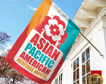 Asian American And Pacific Islander Heritage Month Garden Flag/Asian Pacific American Heritage Month Garden Flag/Asian American Flag OGQE43