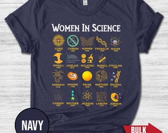 Women In Science Shirt/Science Shirt/Preppy Aesthetic Shirt/Scientist Women Shirt/Girl Scientist Shirt/Gift For Scientist  OGQI40