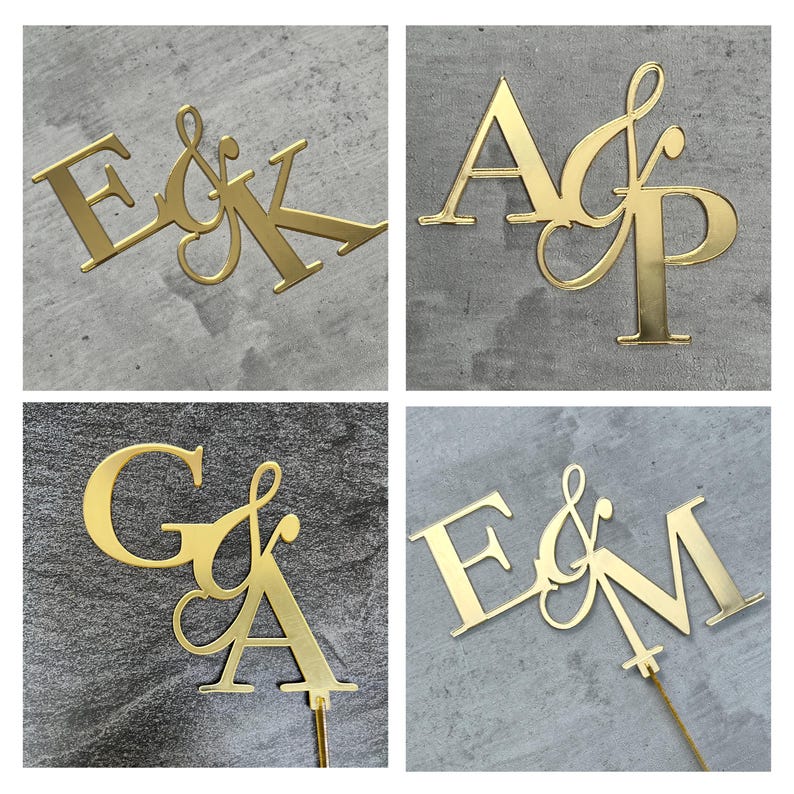 Buchstaben, Letters, Initials, caketopper, tortendeko, cakedeko, nişan deko, verspiegelt, hochzeit, verlobung , initialen, anfangsbuchstabe