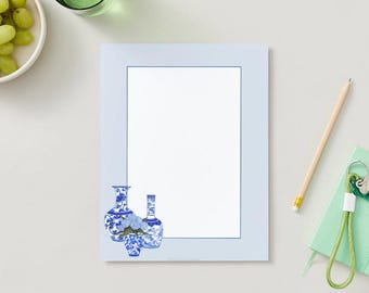 N.° 909a - Papelería Grandmillennial - Azul, en formato PDF 8,5 x 11