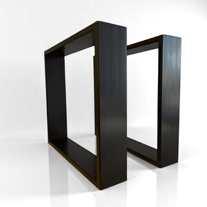 2 Gambe in Ferro Rettangolari per Tavoli – Gambe in ferro Rettangolari per Tavolo