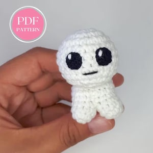 Häkelanleitung Tbh Сreature Plüschtier, Weißes Yippie Wesen, Amigurumi muster, Meme Geschenke, Autismus Wesen