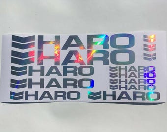 Haro Bike Frame Decals: Vinyl Stickers - BMX, MTB, Road