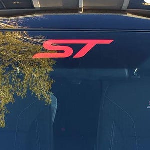 2 adesivi con logo Ford ST per paraurti, finestrini, computer portatili e altro ancora in vinile