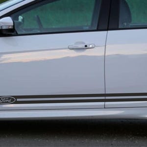 Ford rocker panel stripes decals stickers for both sides logo emblem decals stickers for car windows bumpers emblem logo vinyl blue