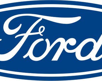 Calcomanías del logotipo de Ford: 4 pegatinas de vinilo con emblemas