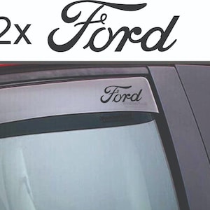 2pcs Ford decal sticker for wind deflector windows bumpers emblem new PREMIUM racing mustang suv f-150 roush raptor