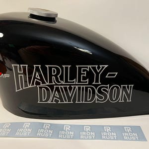 Harley davidson tank emblem orange - Etsy 日本
