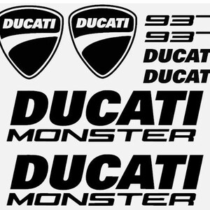 Ducati Monster 937 Sticker - Etsy