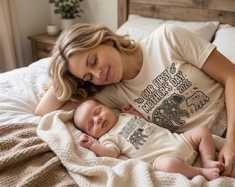 Mama Bär Erster Muttertag 2026 Shirt, Baby Bär Passendes Outfit