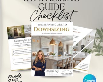 Guia para Redução de Imóveis - Modelo Canva | Modelo de Leads para Corretores de Imóveis Vendedores (PDF)