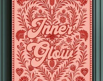Inner Glow Printable Art | Spiritual Feminine Decor (Digital Download)
