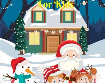 Libro para colorear de Navidad para niños 100 páginas