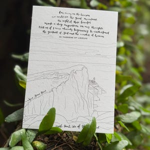 Ecosse Carte postale de l'île de Skye Neist Point : pour comprendre la grandeur de Dieu et les merveilles du ciel Sainte-Thérèse de Lisieux