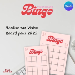 Bingo 2025 - Printable Game, To Print and Personalize, Board Game, Group Activity, Gift Idea 2025, Personalized Bingo