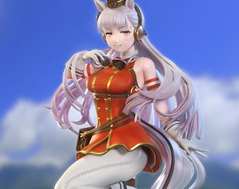 Gold Ship Collector Figure | Uma Musume | Resin Art Statue 281 Mm |  Unpainted - Etsy